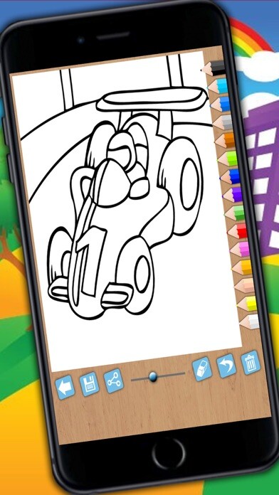 Emulate iPhone app Magic Cars Coloring Book Game using MyAndroid Emulate iPhone app Magic Cars Coloring Book Game using MyAndroid