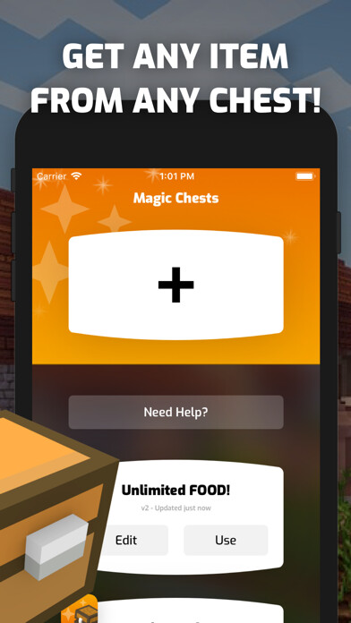 Emulate iPhone app Magic Chests for Minecraft PE using MyAndroid Emulate iPhone app Magic Chests for Minecraft PE using MyAndroid