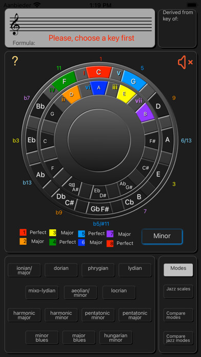 Emulate iPhone app Magic Circle of 5ths using MyAndroid Emulate iPhone app Magic Circle of 5ths using MyAndroid