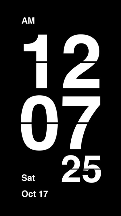 Emulate iPhone app Magic Clock - desktop clock using MyAndroid