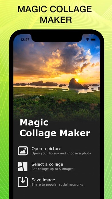 Emulate iPhone app Magic Collage Maker using MyAndroid