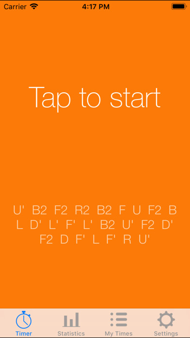 Emulate iPhone app Magic Cube Timer using MyAndroid Emulate iPhone app Magic Cube Timer using MyAndroid