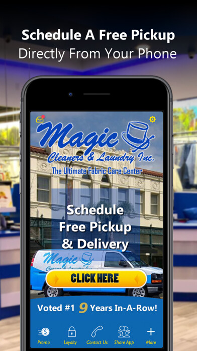 Emulate iPhone app Magic Dry Cleaners and Laundry using MyAndroid Emulate iPhone app Magic Dry Cleaners and Laundry using MyAndroid