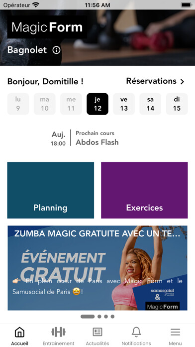 Emulate iPhone app Magic Form France using MyAndroid