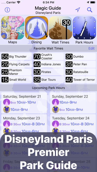 Emulate iPhone app Magic Guide: Disneyland Paris using MyAndroid Emulate iPhone app Magic Guide: Disneyland Paris using MyAndroid