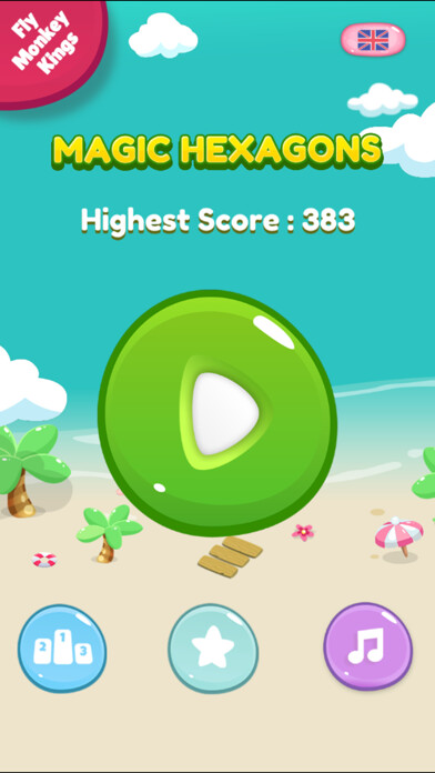 Emulate iPhone app Magic Hexagons using MyAndroid