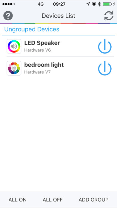 Emulate iPhone app Magic Hue Bluetooth using MyAndroid