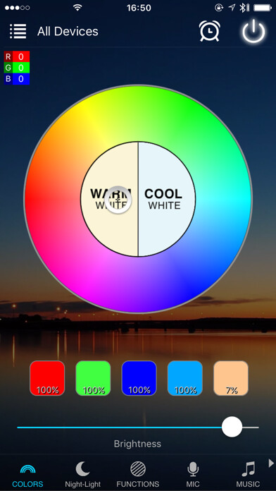 Emulate iPhone app Magic Hue WiFi using MyAndroid