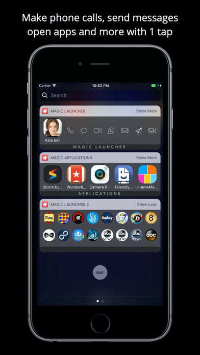 Emulate iPhone app Magic Launcher Pro Widgets using MyAndroid Emulate iPhone app Magic Launcher Pro Widgets using MyAndroid
