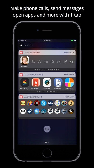 Emulate iPhone app Magic Launcher with Widgets using MyAndroid Emulate iPhone app Magic Launcher with Widgets using MyAndroid