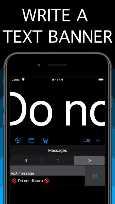 Emulate iPhone app Magic Marquee - Banner maker using MyAndroid