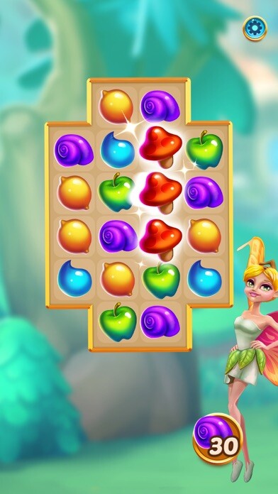 Emulate iPhone app Magic Match: Fruit Match-3 using MyAndroid