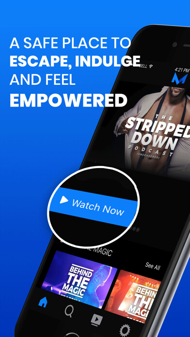 Emulate iPhone app Magic Men+ using MyAndroid
