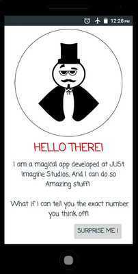Emulate Android APK Magic mind reading trick - Magic trick with secret