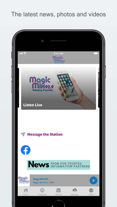 Emulate iPhone app Magic Mix 92.9 FM using MyAndroid Emulate iPhone app Magic Mix 92.9 FM using MyAndroid