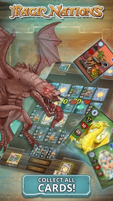 Emulate iPhone app Magic Nations: Card Game using MyAndroid