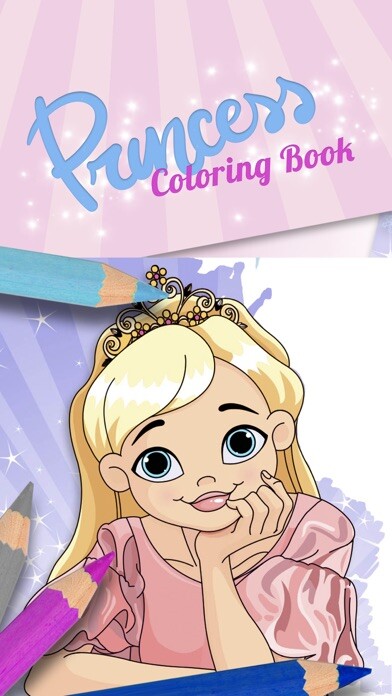 Emulate iPhone app Magic Princess Coloring Books using MyAndroid