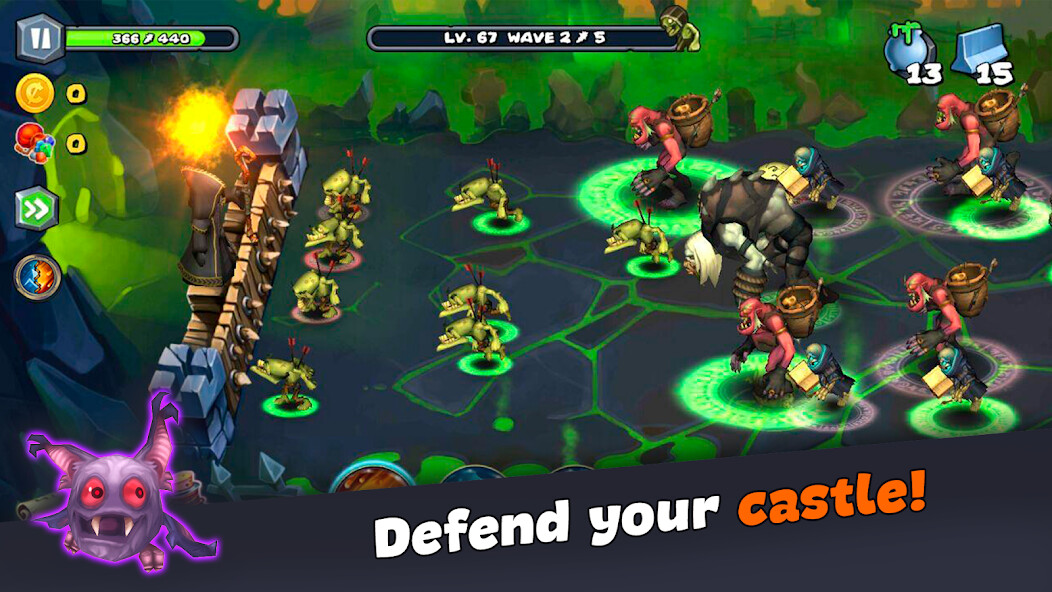 Run android online APK Magic Siege - Castle Defender from MyAndroid or emulate Magic Siege - Castle Defender using MyAndroid