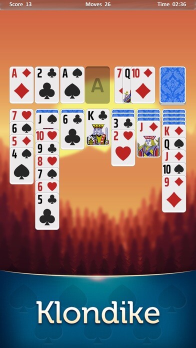 Emulate iPhone app ⋆ Magic Solitaire Collection ⋆ using MyAndroid