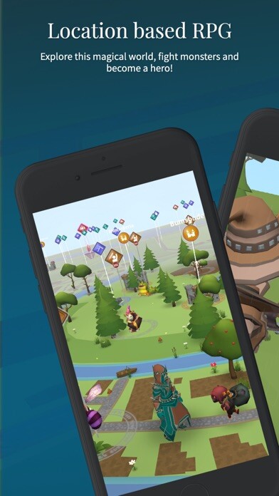 Emulate iPhone app Magic Streets: GPS realm game using MyAndroid