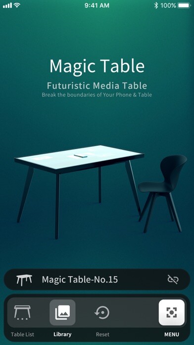 Emulate iPhone app MagicTables using MyAndroid