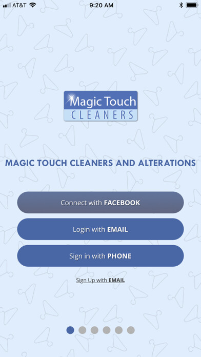 Emulate iPhone app Magic Touch Cleaners using MyAndroid