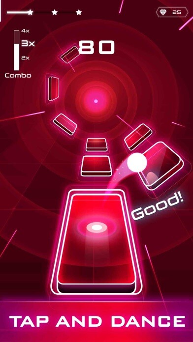 Emulate iPhone app Magic Twist - Piano Hop Games using MyAndroid