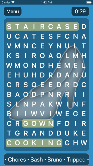 Emulate iPhone app Magic Word Search using MyAndroid Emulate iPhone app Magic Word Search using MyAndroid