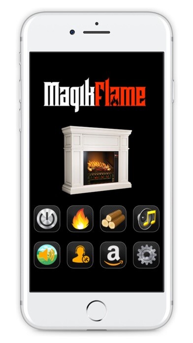 Emulate iPhone app MagikFlame Electric Fireplaces using MyAndroid