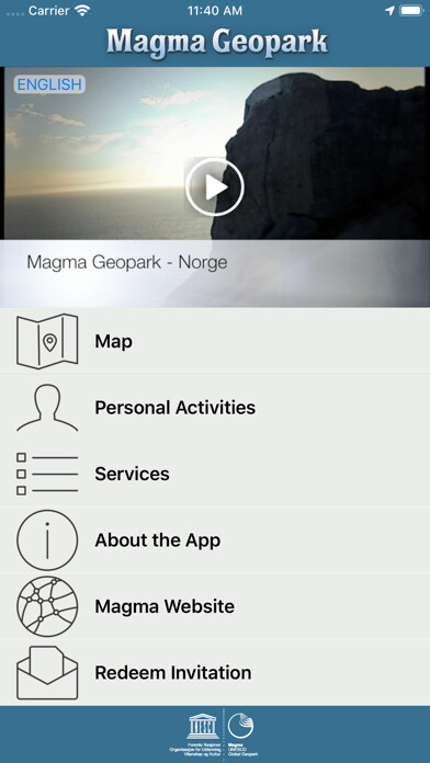 Emulate iPhone app Magma Geopark, Norway using MyAndroid Emulate iPhone app Magma Geopark, Norway using MyAndroid