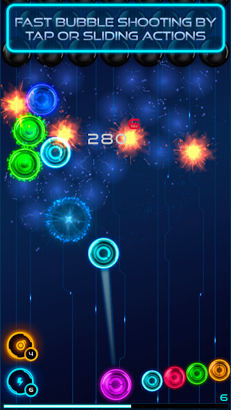 Run android online APK Magnetic Balls: Neon from MyAndroid or emulate Magnetic Balls: Neon using MyAndroid