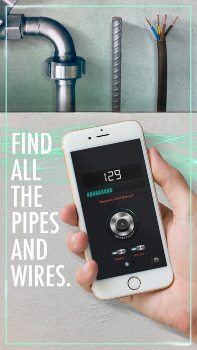Emulate iPhone app Magnetic Detector LITE using MyAndroid