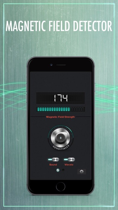 Emulate iPhone app Magnetic Detector PRO using MyAndroid