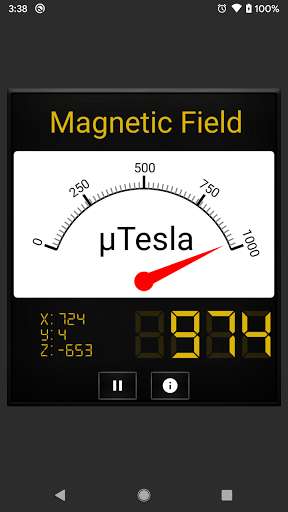 Run android online APK Magnetic Field Pro - Machine measure from MyAndroid or emulate Magnetic Field Pro - Machine measure using MyAndroid