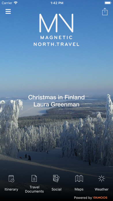 Emulate iPhone app Magnetic North Travel using MyAndroid