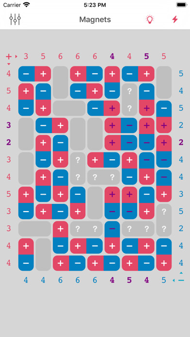Emulate iPhone app Magnets Puzzle using MyAndroid