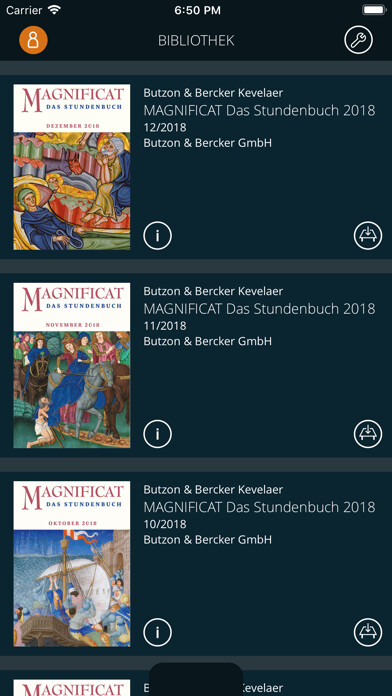 Emulate iPhone app MAGNIFICAT (deutsche Ausgabe) using MyAndroid Emulate iPhone app MAGNIFICAT (deutsche Ausgabe) using MyAndroid