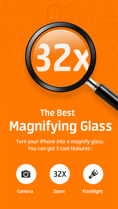 Emulate iPhone app Magnifying Glass Pro- Magnifier with Flashlight using MyAndroid Emulate iPhone app Magnifying Glass Pro- Magnifier with Flashlight using MyAndroid