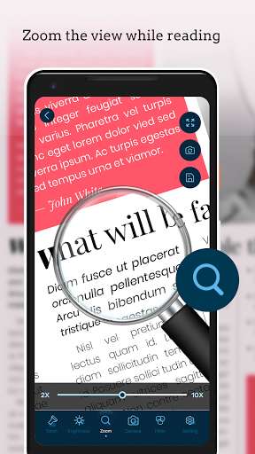 Run android online APK Magnifying Glass with Flashlight from MyAndroid or emulate Magnifying Glass with Flashlight using MyAndroid