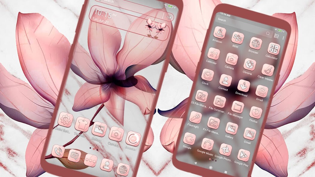 Run android online APK Magnolia Flower Theme Launcher from MyAndroid or emulate Magnolia Flower Theme Launcher using MyAndroid