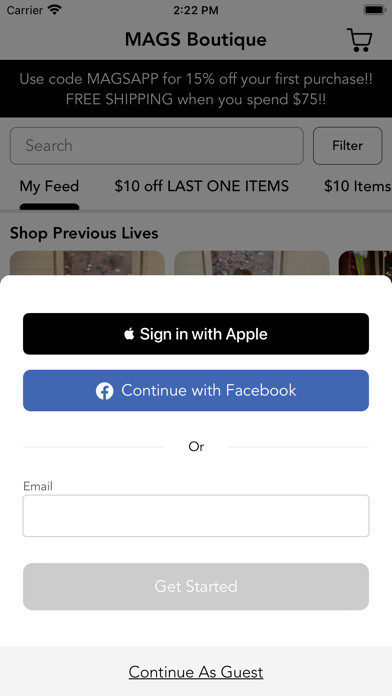 Emulate iPhone app MAGS Boutique using MyAndroid Emulate iPhone app MAGS Boutique using MyAndroid