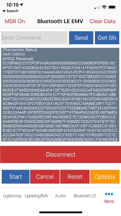 Emulate iPhone app MagTek Test using MyAndroid