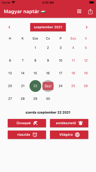 Emulate iPhone app Magyar Naptár 2023 using MyAndroid Emulate iPhone app Magyar Naptár 2023 using MyAndroid