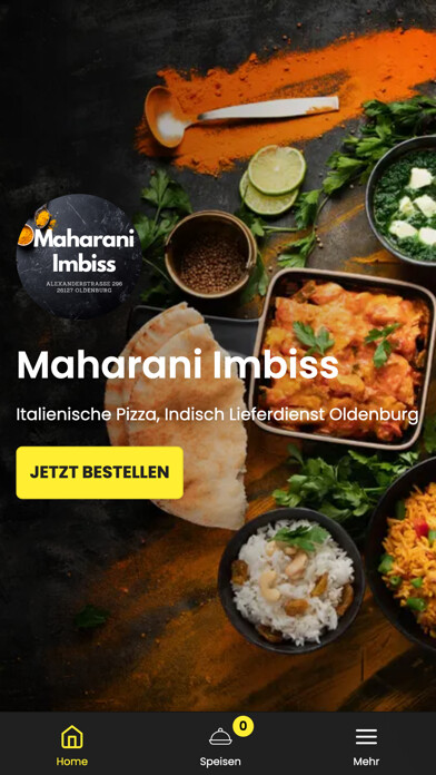 Emulate iPhone app Maharani Imbiss using MyAndroid Emulate iPhone app Maharani Imbiss using MyAndroid