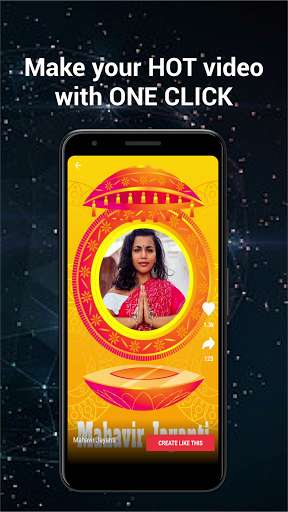 Run android online APK Mahavir Jayanti: Tyohaar Greeting Veediyo Nirmaata from MyAndroid or emulate Mahavir Jayanti: Tyohaar Greeting Veediyo Nirmaata using MyAndroid