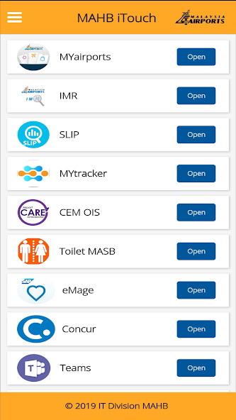Run android online APK MAHB iTouch from MyAndroid or emulate MAHB iTouch using MyAndroid