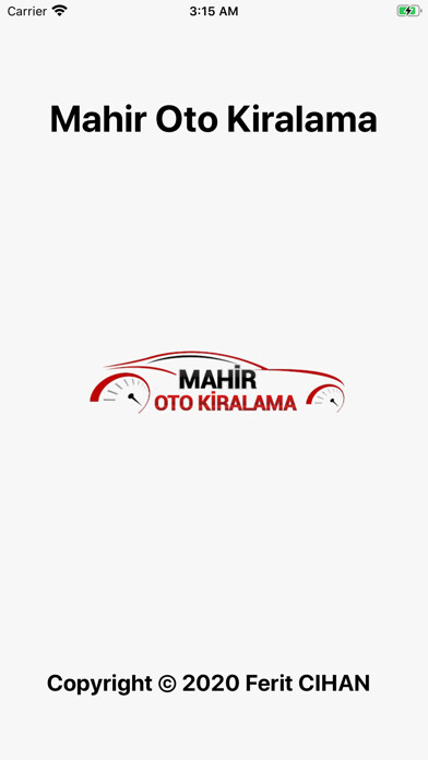 Emulate iPhone app Mahir Oto Kiralama using MyAndroid Emulate iPhone app Mahir Oto Kiralama using MyAndroid