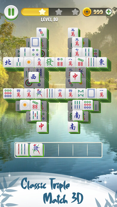 Emulate iPhone app Mahjong Puzzle Match using MyAndroid
