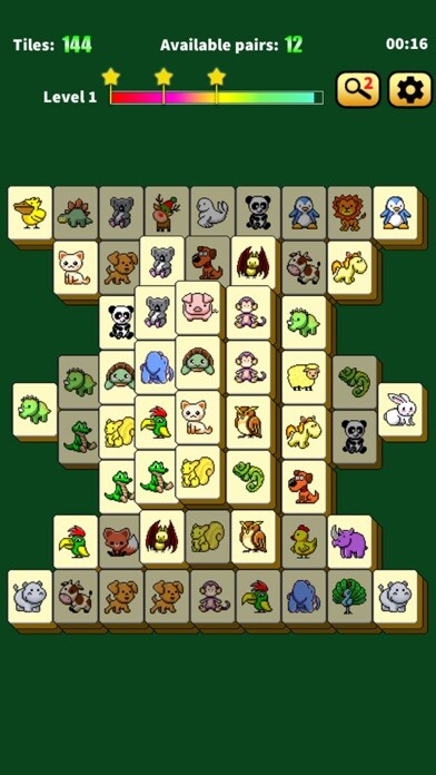 Emulate iPhone app Mahjong Solitaire Animal 2 using MyAndroid