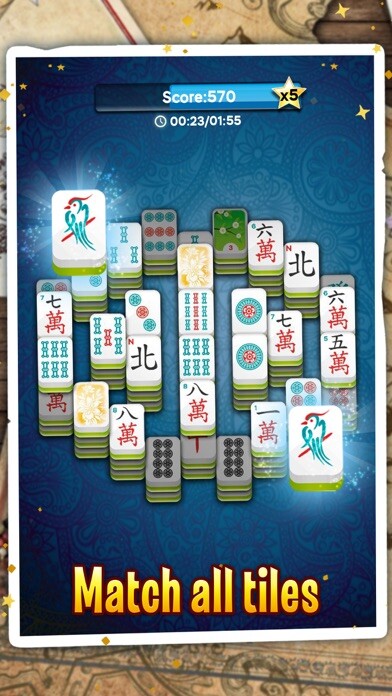 Emulate iPhone app Mahjong Solitaire Dragon using MyAndroid